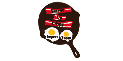 Served Up Cripsy Improv Team logo